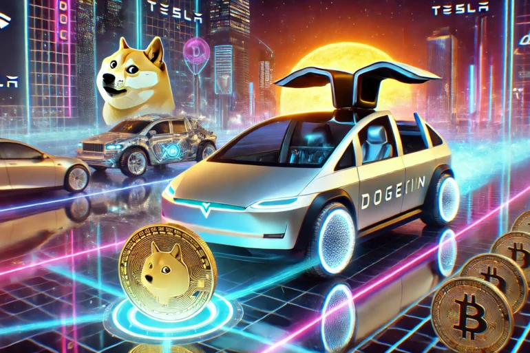 Elon Musk Ignites 2024 Dogecoin Surge with Shiba Inu in New Cybercab Reveal